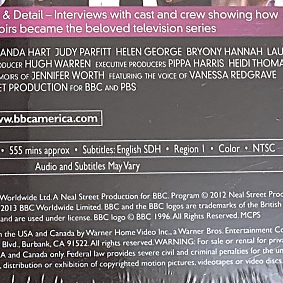 Call the Midwife DVD Season 2 Region 1 Anamorph The Complete Original Series NEW - Picture 7 of 7